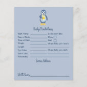 Papier Baby shower Star Penguin Prédictions Et Conseils (Devant)
