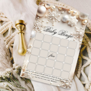 Papier Baby Son Froid Hiver Baby Bingo Jeu