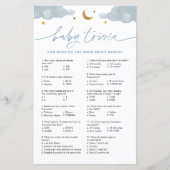 Papier Baby Trivia Douche Jeu garçon Twinkle Little Star (Devant)