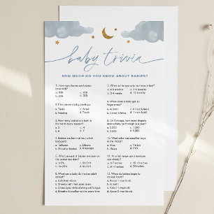 Papier Baby Trivia Douche Jeu garçon Twinkle Little Star