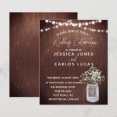 Papier Baby's Breath de Gypsophile en pot Mason petit bud (Devant / Derrière)