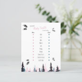 Papier Babyshower baby prédictions thème aventure rustiqu (Debout devant)