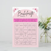 Papier Bachelorette Jeu de Bingo (Debout devant)