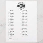 Papier Bachelorette Party Photo Scavenger Chasse Jeu (Devant)