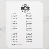 Papier Bachelorette Party Photo Scavenger Chasse Jeu (Devant / Derrière)