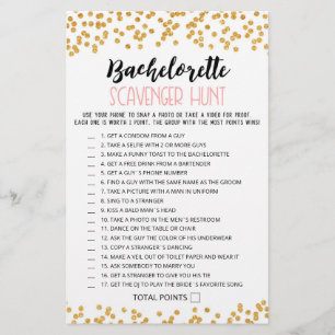Papier Bachelorette personnalisées chasse chasse chasse