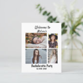 Papier Bachelorette sur mesure 4 photo collage (Debout devant)