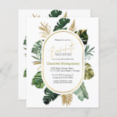 Papier Bachelorette Week-end Budget Itinéraire Invitation (Devant / Derrière)