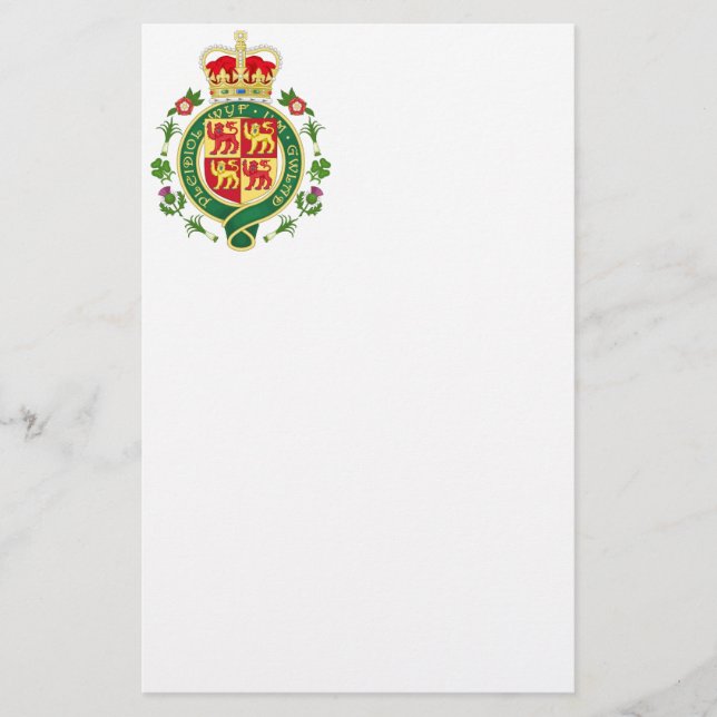 Papier Badge royal du Pays de Galles (Devant)