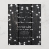 Papier Baies rustiques économiques faire-part de mariage (Devant)