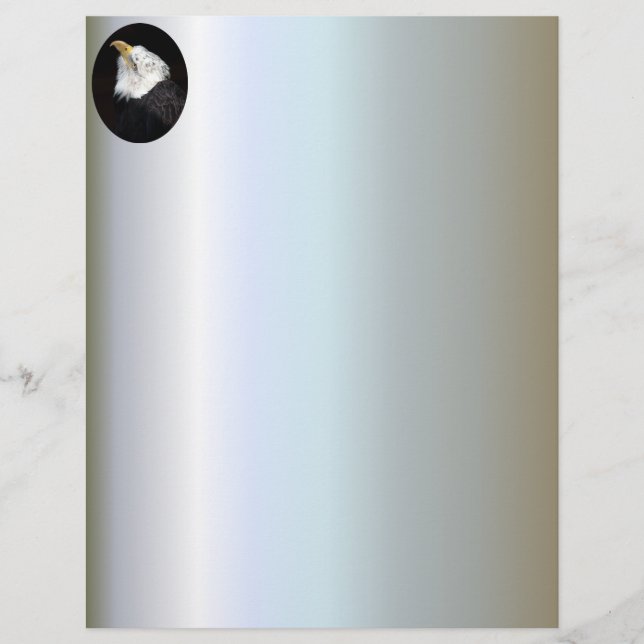 Papier Bald Eagle Portriat (Devant)
