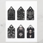 Papier Balises Ephemera du album de filles gothiques (Devant)