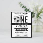 Papier Ball de football mignon Ruban Budget 1er anniversa (Debout devant)