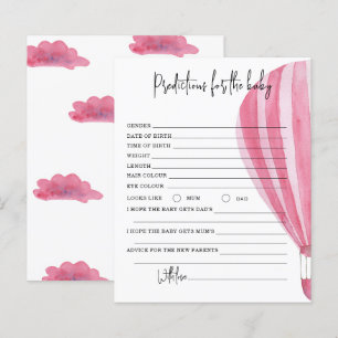 Papier Ballon à air chaud - prédictions et conseils bébé