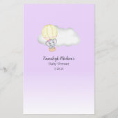 Papier Ballon Eléphant Dans Votre Jeu Bébé Purse Purple J (Dos)