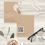Papier Ballons Budget Gold Ivory QR Code 21e Invitation<br><div class="desc">Budget Ballons Gold Ivory QR Code 21e Invitation de parti. Un prix économique PETIT 4, 5 po x 5, 6 po alternatif. Disponible dans un STOCK SEMI-GLOSS 110 lb CARD qui est l'option par défaut (plus épais pour les invitations), OU un STOCK SATIN FINISH 80 lb THINNER PAPER (idéal pour...</div>