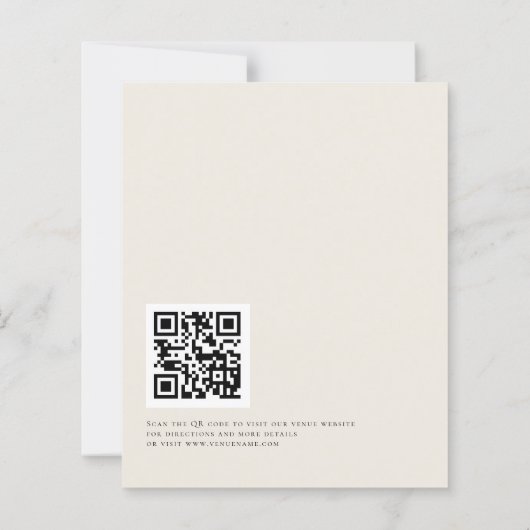 Papier Ballons Budget Gold Ivory QR Code 21e Noir (Dos)