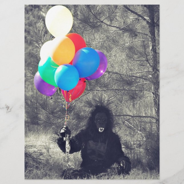 Papier ballons d'anniversaire (Devant)