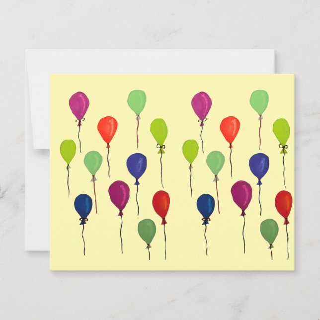 Papier Ballons de fête colorés (Devant)