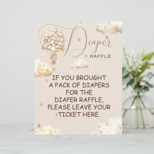 Papier Ballons de l'Ours de chaudière Jeu panneau Budget (Debout devant)