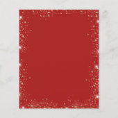 Papier Ballons de parties scintillant d'or rouge pour fêt (Dos)