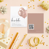 Papier Ballons d'or Rose budget QR Code 30ème parti