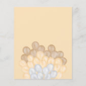 Papier Ballons d'ours en peluche budget baby shower neutr (Dos)