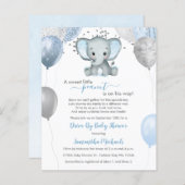 Papier Ballons éléphants pour garçon budget Conduite par  (Devant / Derrière)