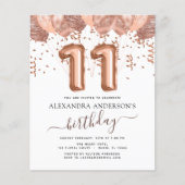 Papier Ballons en or rose bon marché pour fête d'annivers (Devant)