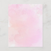 Papier Ballons lapin budget Baby shower fille rose (Dos)