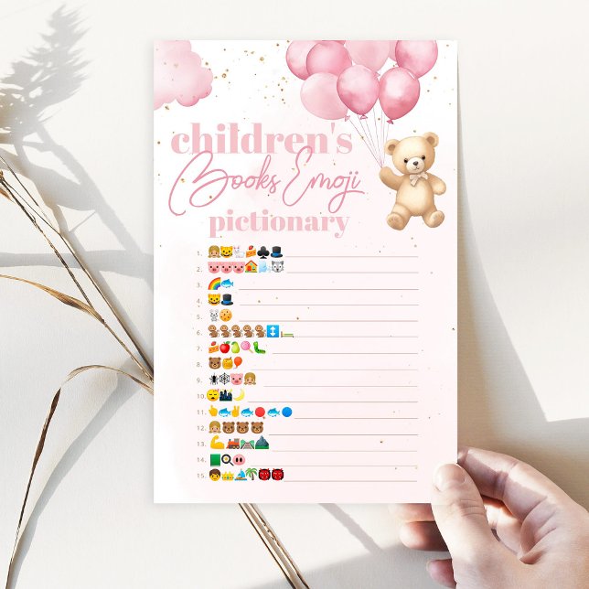 Papier Ballons portent enfants livres émoji pictionary (Créateur téléchargé)