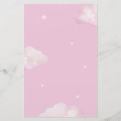 Papier Ballons roses Teddy Bear Animal Grossesse Jeu (Dos)