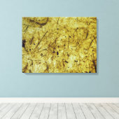 Papier bananier jaune toile enveloppée Impression (Insitu (Plancher de Bois))