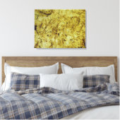 Papier bananier jaune toile enveloppée Impression (Insitu(Chambre))