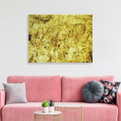 Papier bananier jaune toile enveloppée Impression (Insitu(Salon))