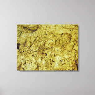 Papier bananier jaune toile enveloppée Impression