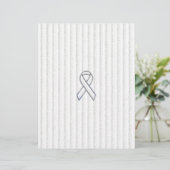 Papier Bande de sensibilisation au ruban blanc (Debout devant)
