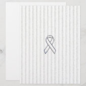 Papier Bande de sensibilisation au ruban blanc (Devant / Derrière)