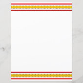 Papier Bande espagnole 8,5 x 11 (Dos)