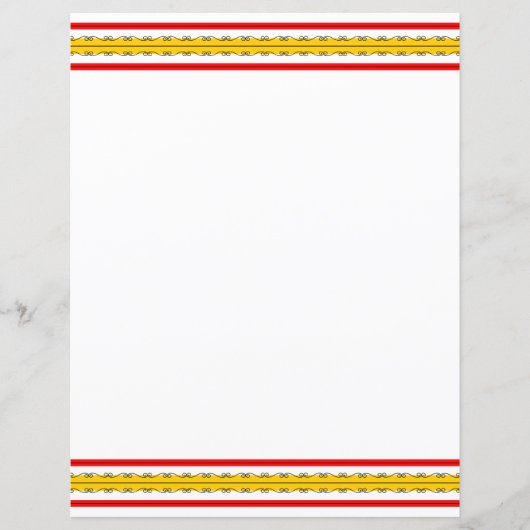 Papier Bande espagnole 8,5 x 11 (Devant)