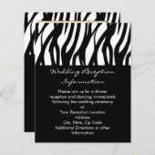 Papier Bande moderniste noire et blanche (Devant / Derrière)