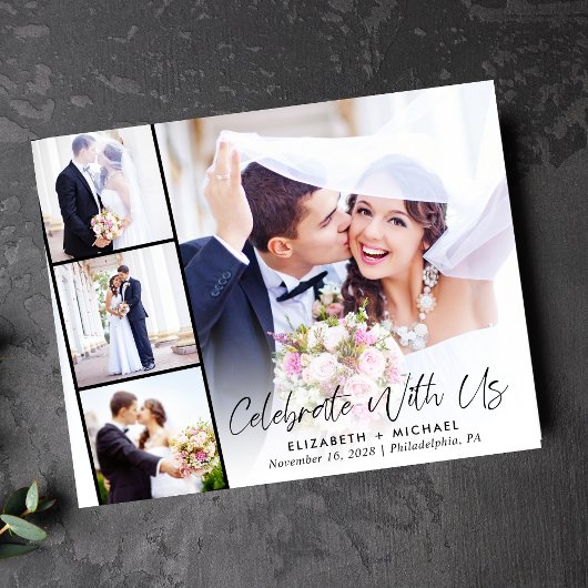 Papier Bande Photo Budget Réception de mariage Invitation