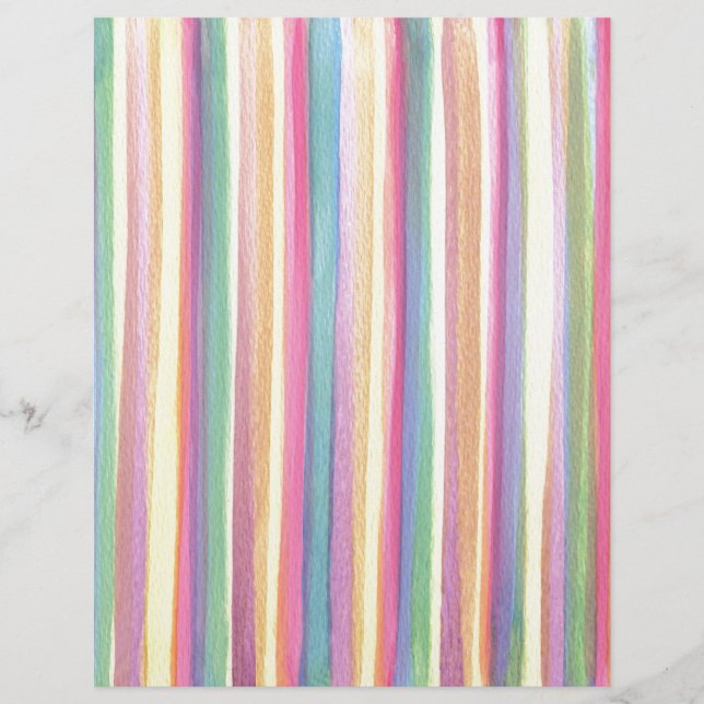 Papier Bandes aquarelles (Devant)