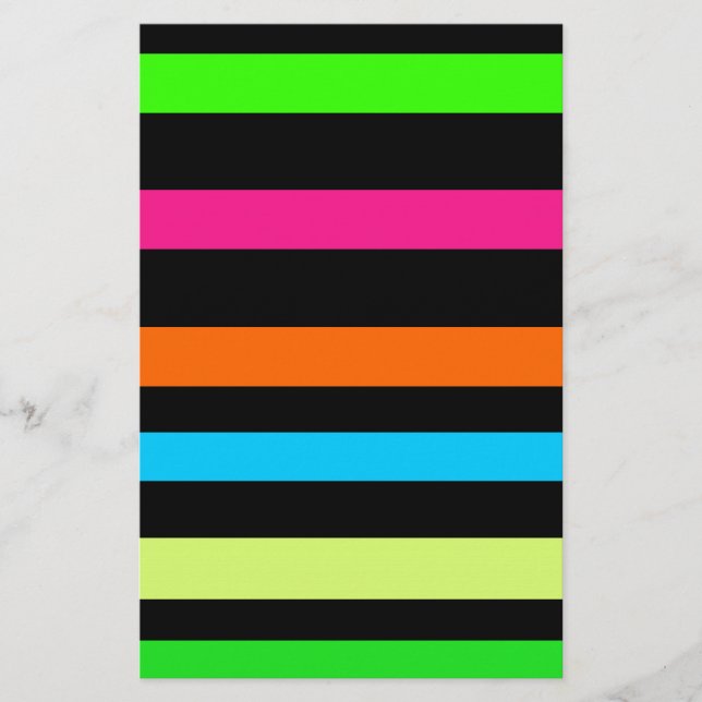 Papier Bandes de néon (Devant)