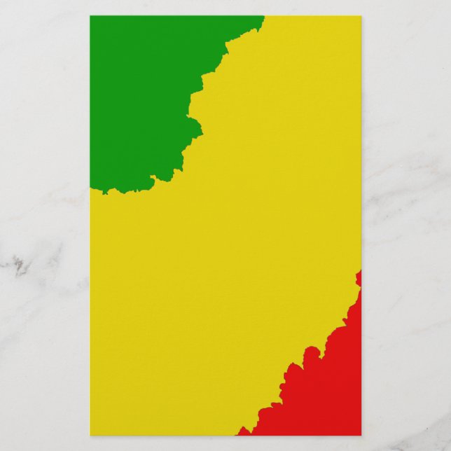 Papier Bandes de Rasta Jagged (Devant)