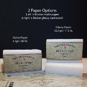 Papier Bandes de savon rustique Kraft 🧼 Étiquettes (feui