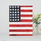 Papier Bannière étoilée - Drapeau américain (Debout devant)