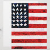 Papier Bannière étoilée - Drapeau américain (Devant / Derrière)