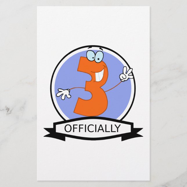 Papier Bannière officielle 3 Anniversaire (Devant)