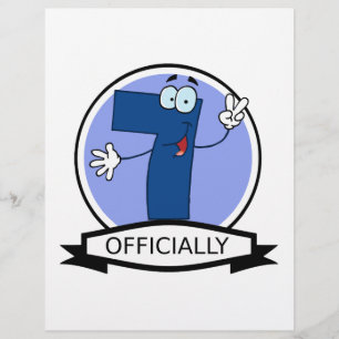 Papier Bannière officielle 7 Anniversaire